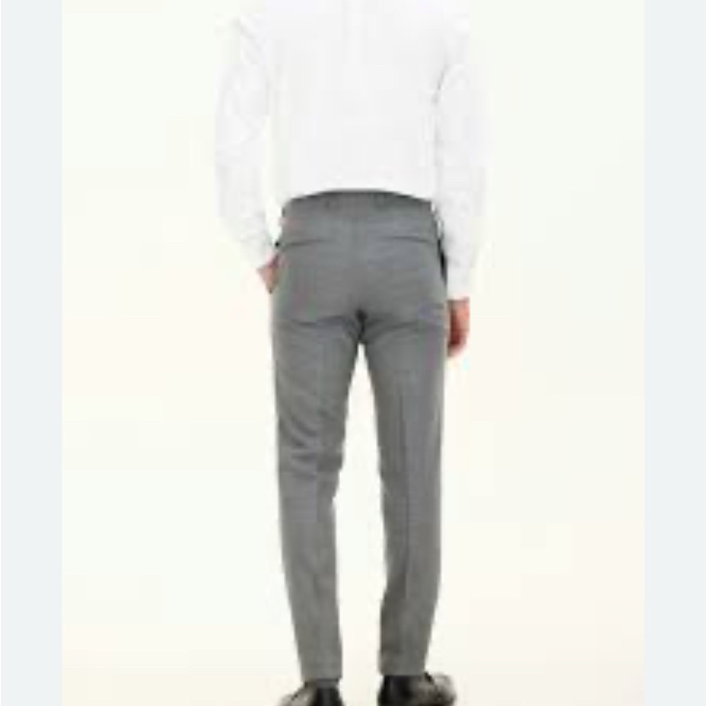 Men's Slim Fit Gray Pants by Oscar Jacobson - Dozens style Size 36x30